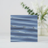 Blauw waterpatroon (Staand voorkant)