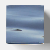 Blauw waterpatroon bedankdoosjes (Bovenkant)