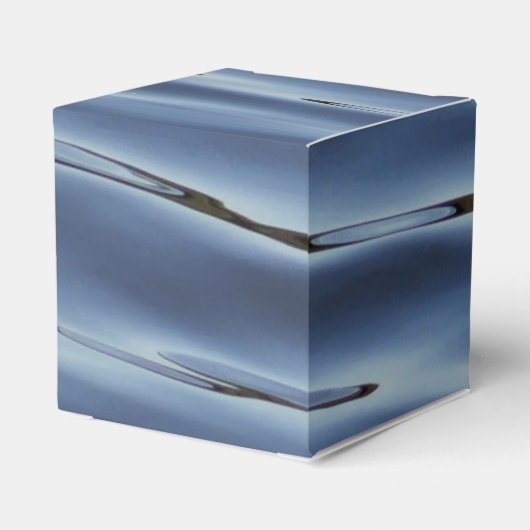 Blauw waterpatroon bedankdoosjes (Achterkant)