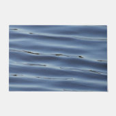 Blauw waterpatroon deurmat (Voorkant)
