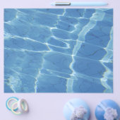 Blauw waterpatroon flyer (Enkel)