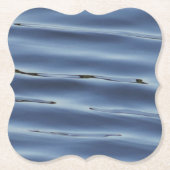 Blauw waterpatroon kartonnen onderzetters (Voorkant)