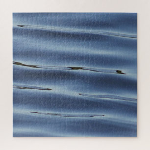 Blauw waterpatroon legpuzzel