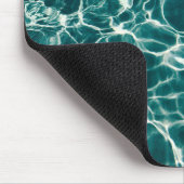 Blauw waterpatroon muismat (Hoek)