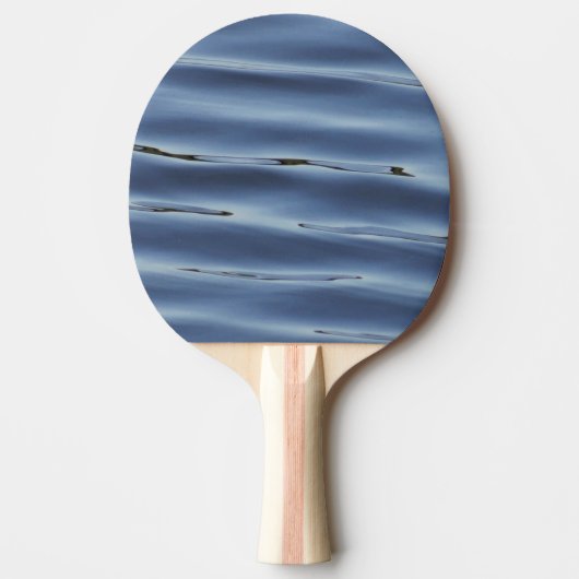 Blauw waterpatroon tafeltennisbatje (Voorkant)
