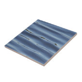 Blauw waterpatroon tegeltje (Zijkant)