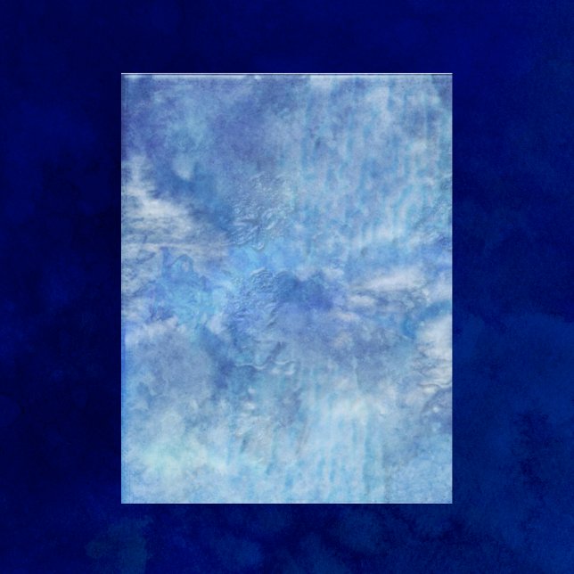 Blauw waterspapier (Creator heeft geüpload)