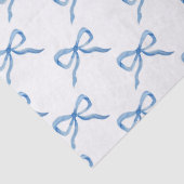 Blauw Waterverf Boog Patroon Tissuepapier (Detail)