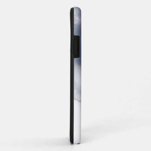 Blauw Waterverf Case-Mate iPhone Case (Achterkant/rechts)