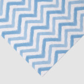 Blauw Waterverf Chevron-weefselpapier Tissuepapier (Detail)