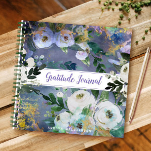  blauw waterverf dankjewel dagboek notitieboek