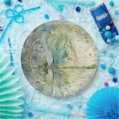 Blauw Waterverf papier Bord (Feest)