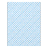 Blauw Waterverf Plaid tafelkleed – Nautische Douch (Voorkant)