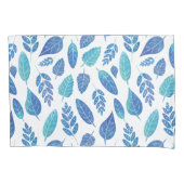 Blauw Waterverf verliest patroon Kussensloop (Voorkant)