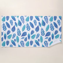 Blauw Waterverf verliest patroon