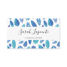 Blauw Waterverf verliest patroon