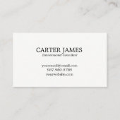 Blauw Waterverf Waves Visitekaartje (Achterkant)