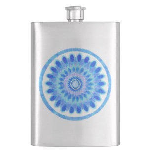 Blauw waterwiel flacon