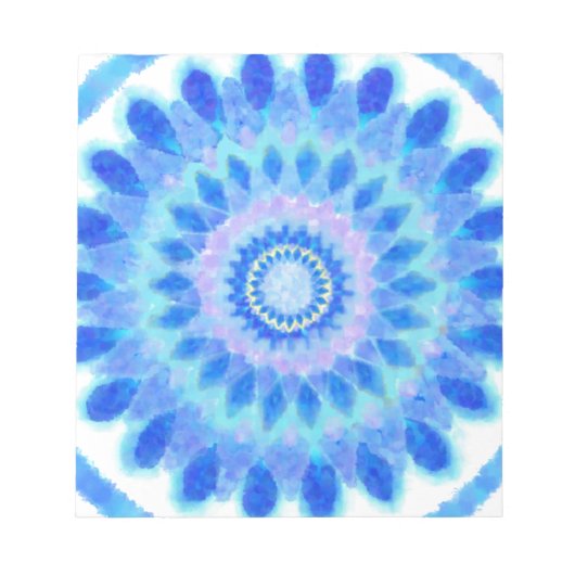 Blauw waterwiel notitieblok (Voorkant)