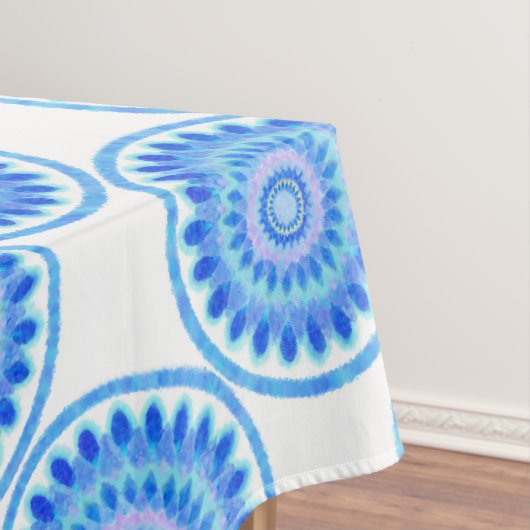 Blauw waterwiel tafelkleed (Voorbeeld)