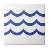 BLAUW WAVE TEGELTJE (Voorkant)