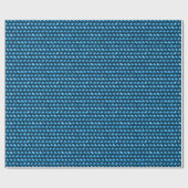 Blauw Weave 1 inpakpapier (Vlak)