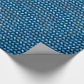 Blauw Weave 1 inpakpapier (Hoek)