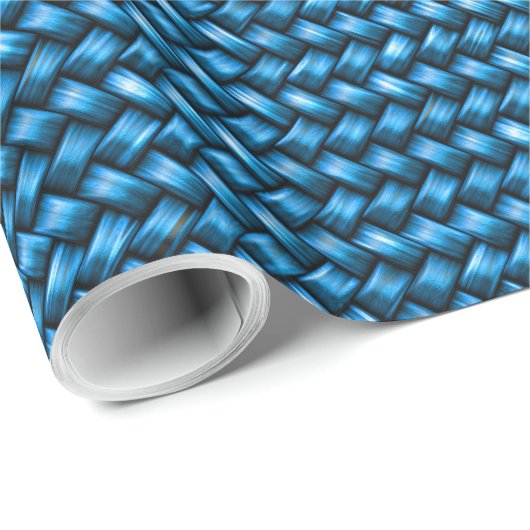 Blauw Weave 1 inpakpapier (Rol Hoek)