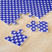 Blauw Weave Legpuzzel (Zijkant)