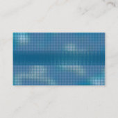 Blauw Weave, professioneel bedrijf Visitekaartje (Achterkant)