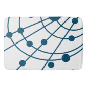 Blauw web badmat (Voorkant)