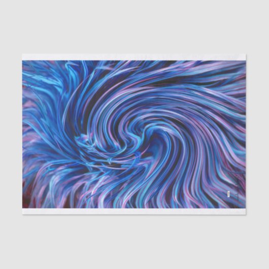 Blauw weefselpapier tissuepapier (Voorkant)