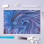 Blauw weefselpapier tissuepapier (Craft)