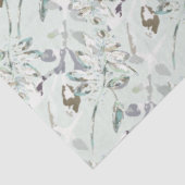 Blauw-weefselpapier voor Elegant Floral Waterverf Tissuepapier (Detail)