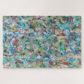 Blauw weiland 20 x 30 puzzel (Horizontaal)