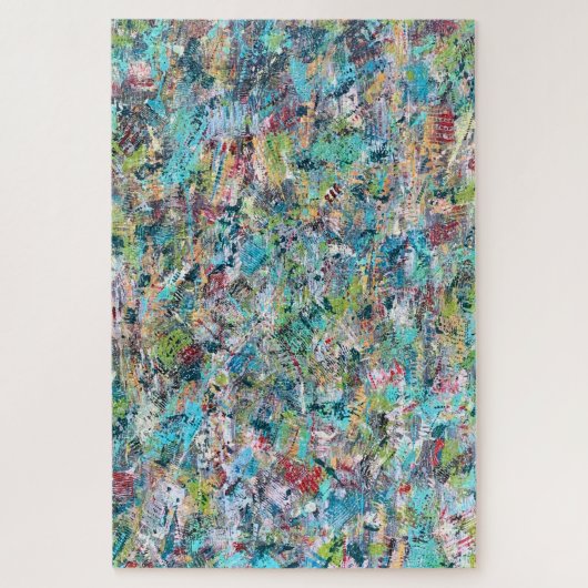 Blauw weiland 20 x 30 puzzel (Verticaal)