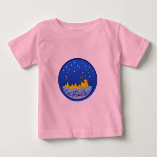 Blauw Wereldbol T-Shirt (Voorkant)