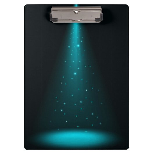 Blauw werkgebied klembord (Voorkant)