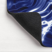 Blauw wervelend patroon  muismat (Hoek)