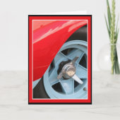 Blauw wiel en Knockoff Kaart (Voorkant)