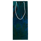 blauw wijn cadeautas (Achterkant)