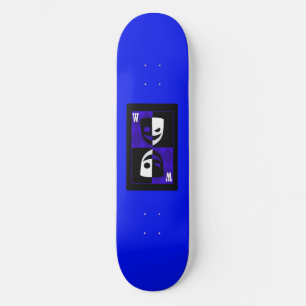 Blauw Wilcard Skateboarddek Persoonlijk Skateboard