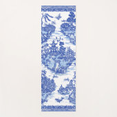 Blauw wild konijn Deer Fox Bird Toile Yogamat (Voorkant)