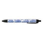 Blauw wild konijn Deer Fox Bird Toile Zwarte Inkt Pen (Bodem)