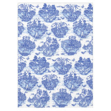 Blauw wild konijn fox deer Oriental Design