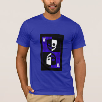 Blauw Wildcard Poker Diamanten Geïnspireerde Custo T-shirt