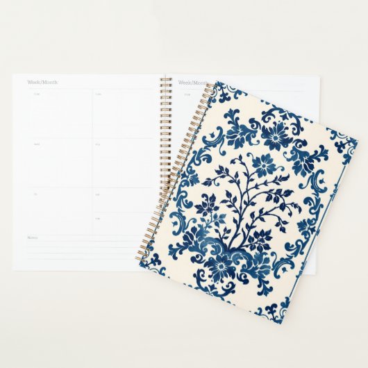 Blauw Wilgen Chinees Print Planner (Display)