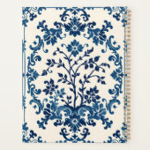 Blauw Wilgen Chinees Print Planner (Achterkant)