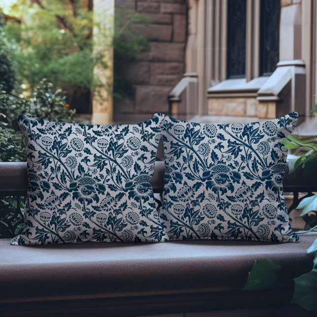  Blauw William Morris Kussen (Creator heeft geüpload)