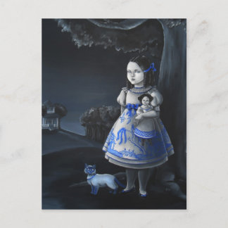 Blauw Willow Briefkaart